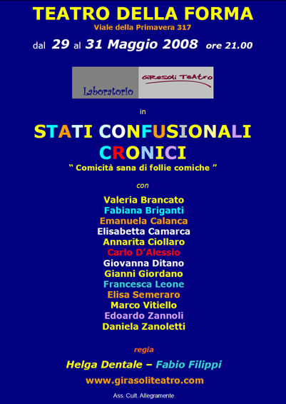 Stati confusionali cronoci